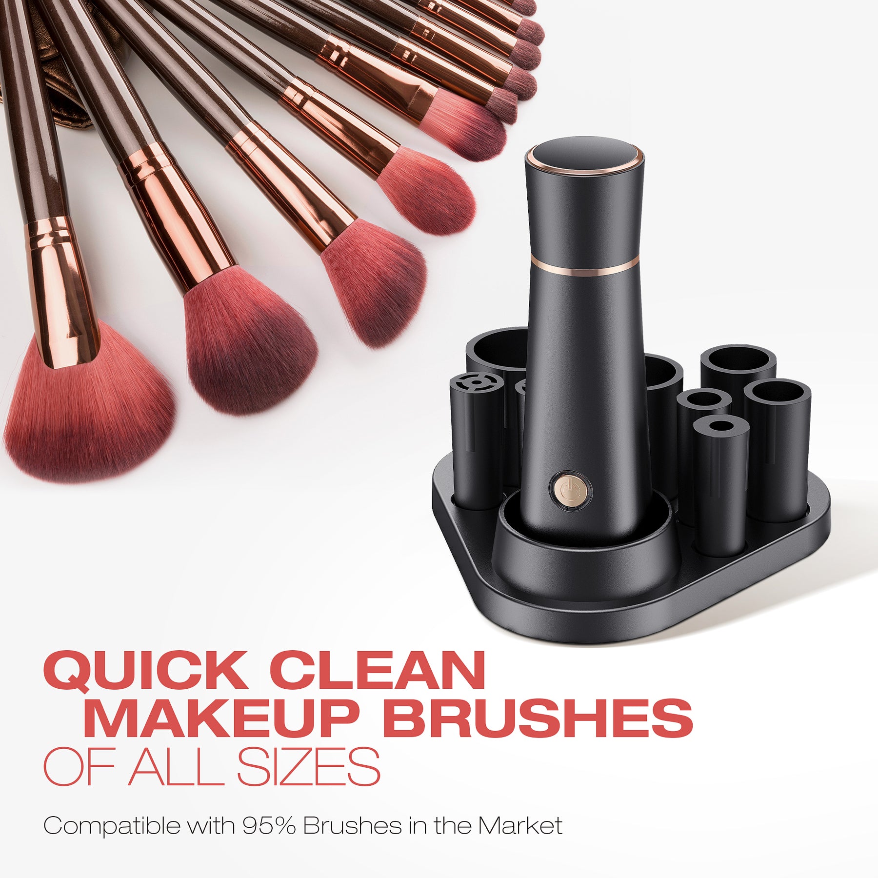 Makeup Brush Cleaner and Dryer Automatic Clean Make up Brushes